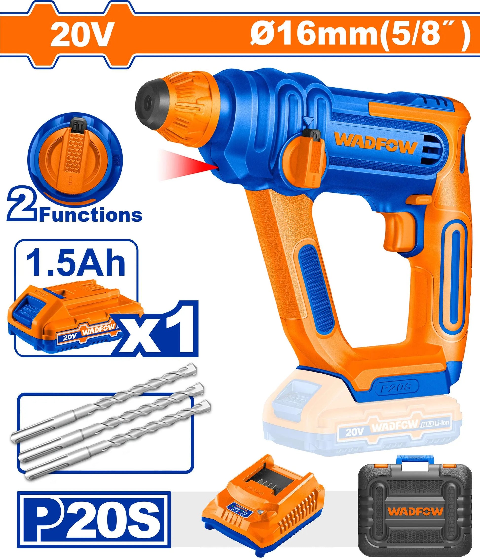 Perforateur sans fil - Sds plus- 20V - SQES