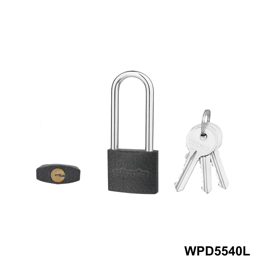 Cadenas en Fer Gris WADFOW – Versions Standard & Anse Longue – Haute Sécurité - SQES