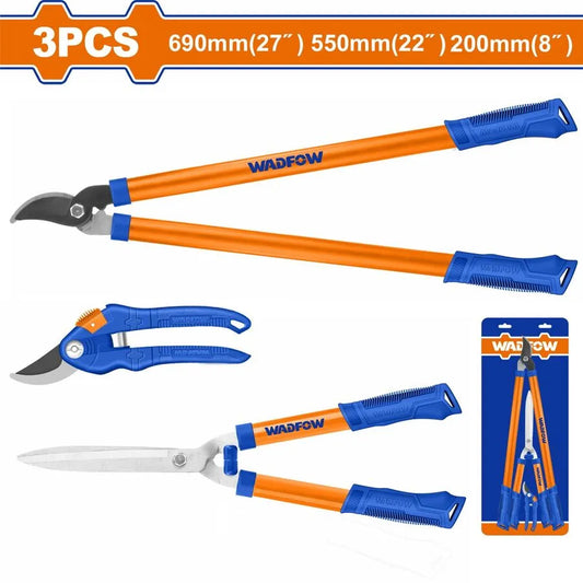 ENSEMBLE DE CISAILLE ET SECATEUR DE JARDIN 3 PIÈCES - SQES