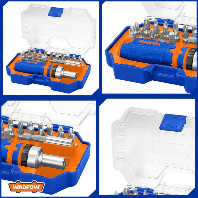JEU DE 28 EMBOUTS TOURNEVIS CR-V - SQES