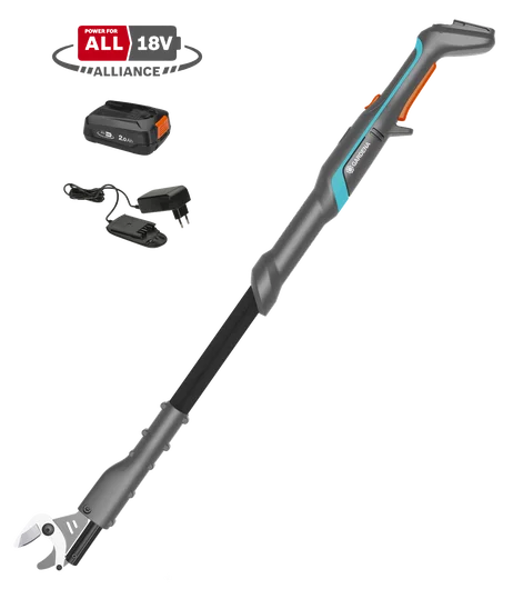 Sécateur sans fil GARDENA EasyCut 110/18V P4A - Télescopique jusqu'à 2,5m