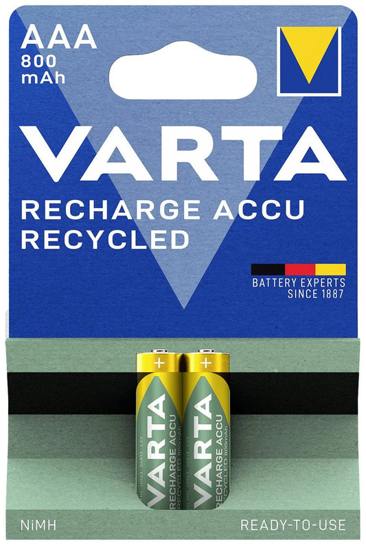 2 piles rechargeables - AAA - 800 mAh - 1.2v - SQES