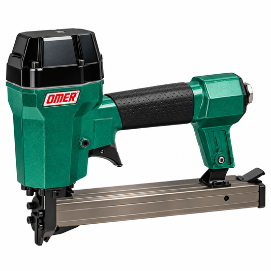 OMER 92/740 – Agrafeuse pneumatique 5 à 7,5 bar, consommation d’air 1,91 L/coup, poids 0,75 kg, usage professionnel | SQES Tunisie
