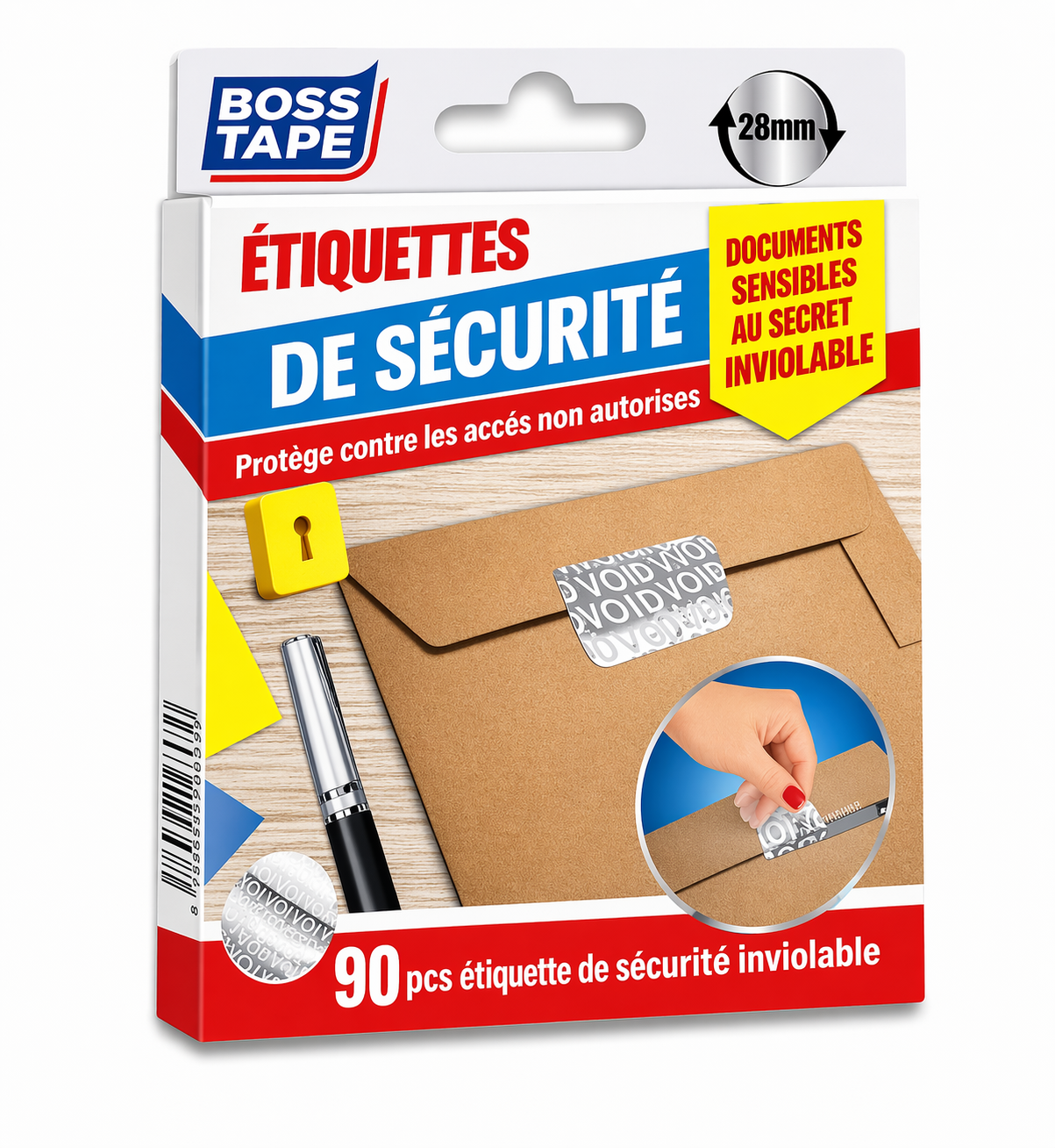 Autocollants Hologrammes BOSS TAPE VOID – Anti-contrefaçon