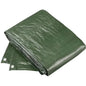 Bache vert de Protection Multiusages 4Mx6M , Imperméable avec Anneau - SQES