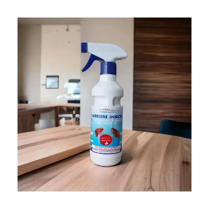 Fatal Expert Barriere insectes - Anti Puces et Punaises de Lit - Sans odeur - 500 ml - SQES