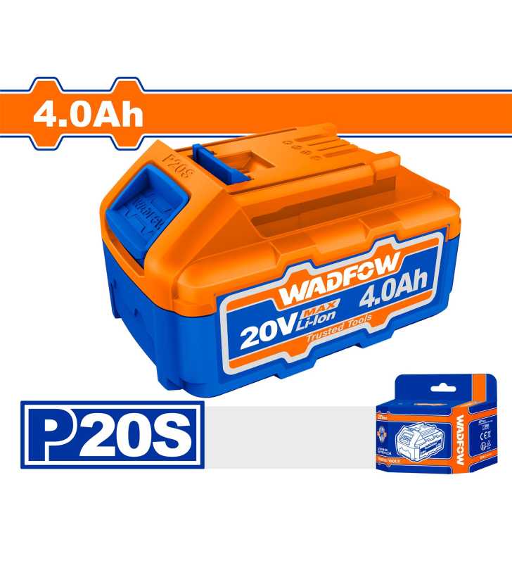 Batterie 20V Li-Ion – 2.0Ah / 4.0Ah / 5.0Ah – Compatibles WADFOW, INGCO, TOTAL - SQES