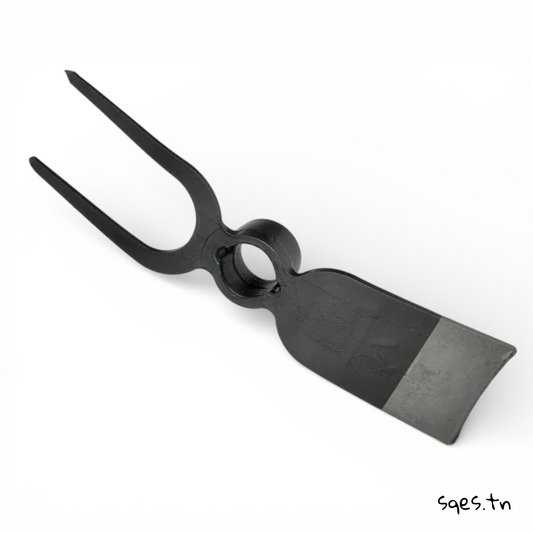 Binette Jardin 2 dents Plat Noir