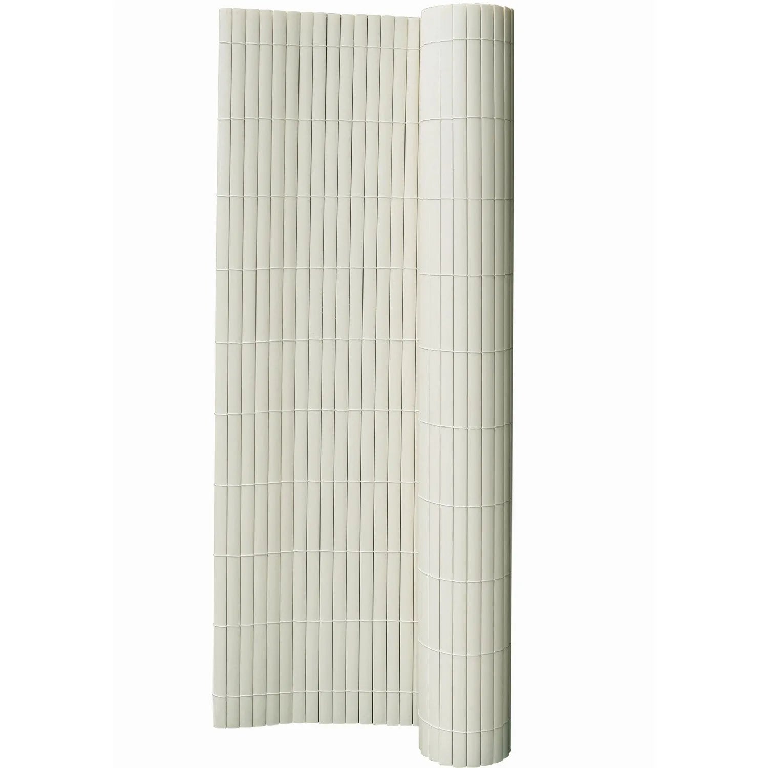 Brise vue - Brise vent - Canisse double face - Clôture jardin - 1x3m - Pvc - SQES