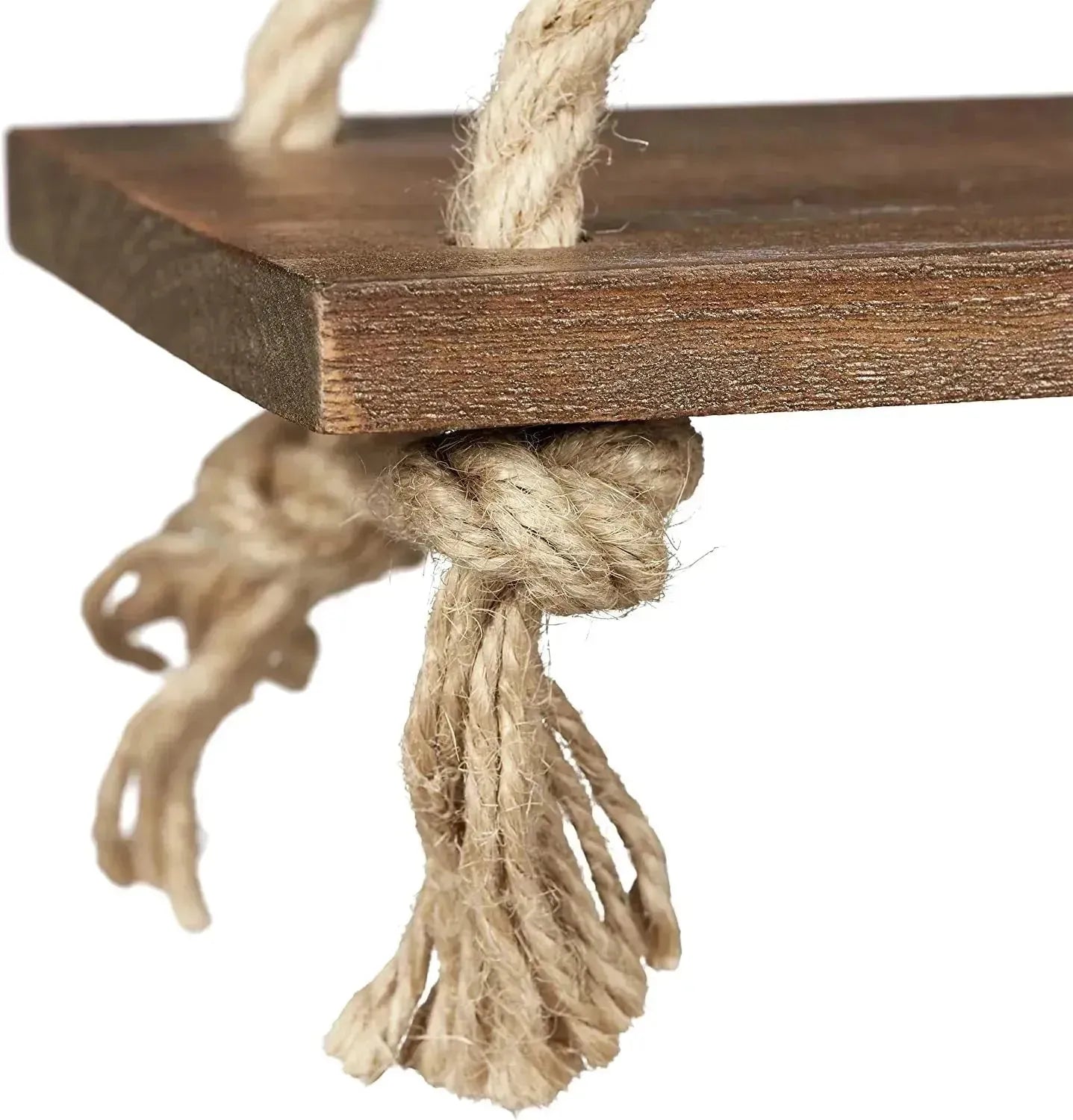 1 Etagère murale suspendue en bois Naturelle - Etagère lumineuse - SQES