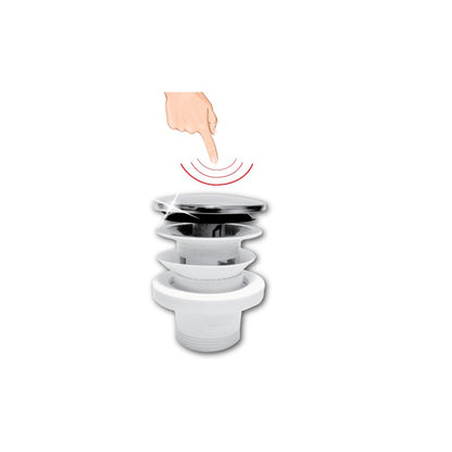 Bonde de Lavabo Clic-Clac Ø32 mm – Chrome Brillant – Marque EJIM