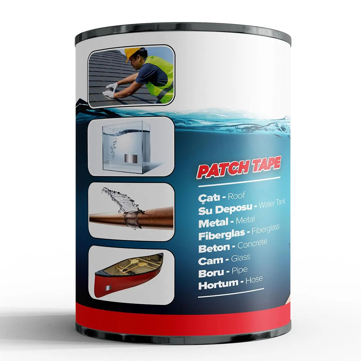 Ruban de raccordement pour tuyau de réservoir étanche 48mmx1.2m BOSS TAPE - SQES