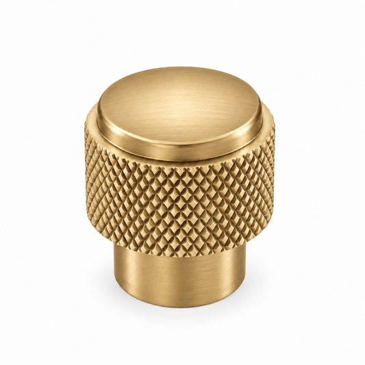 Bouton rond de meuble 23304 disponible en finitions Doré Mat chez SQES Tunisie.