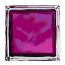 Brique de Verre - Couleur Rose 19x19x8cm - Touche Romantique