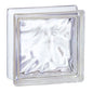 Brique de Verre Cloud 19x19x8cm - Effet Nuage Opaque