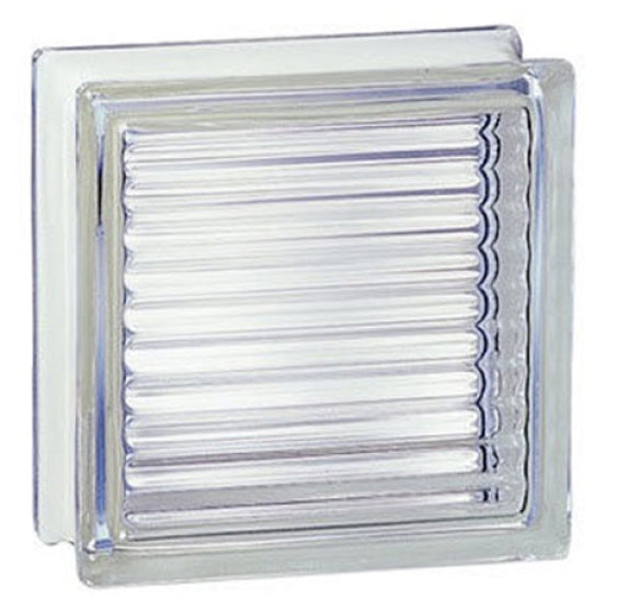 Brique de Verre - Marina - 19x19x8cm - Style Marin Élégant