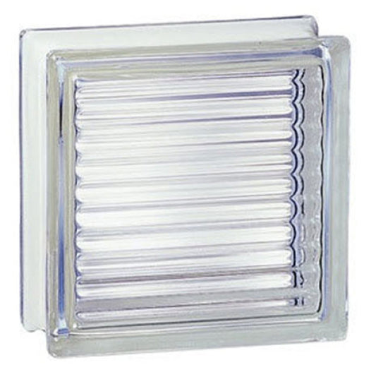 Brique de Verre - Marina - 19x19x8cm - Style Marin Élégant