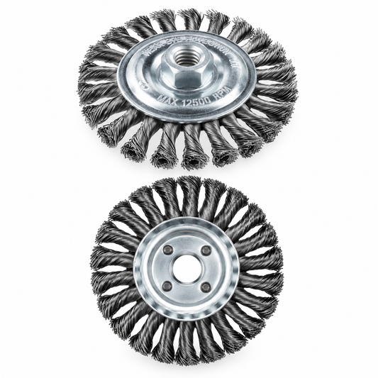 Brosse circulaire plate torsadée DS M14 en 115 et 125 mm | SQES Tunisie
