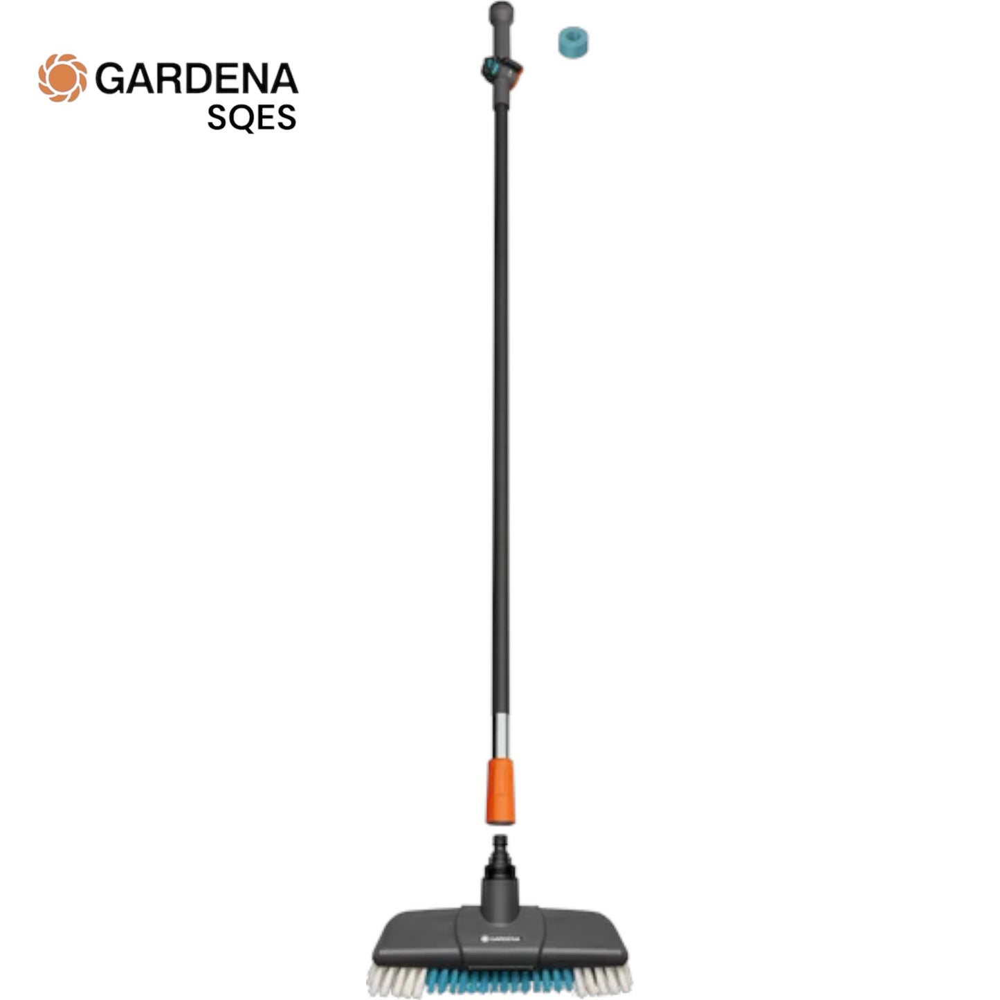 Brosse à Manche Dure CleanSystem GARDENA Réf. 18816-20 — Poils Durs, Nettoyage Intensif Terrasses Allées Murs, Fixation Rapide | SQES Tunisie
