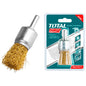 Brosse métallique à tige TOTAL TAC37011 25mm queue hexagonale 1/4 pouce 4500 tr/min – SQES Tunisie
