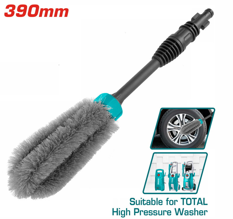 Brosse de roue TOTAL TGTWB1781 390mm poils doux pour jantes nettoyeur haute pression – SQES Tunisie
