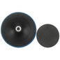 Plateau autogrippant ADEGSO AD-30201, diamètre 125 mm / 5 pouces et fixation M14 annoncée par le catalogue.
