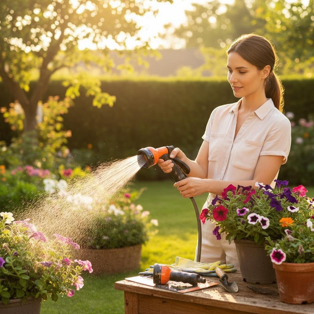 Pistolet d'Arrosage 8 Motifs ACEM - Jet Réglable Multi-Usage pour Jardin