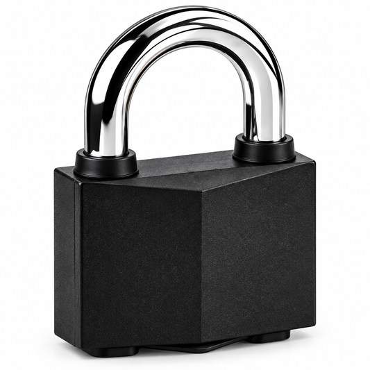 Cadenas BLOCUS noir, désignation étanche, taille 50, référence RF238, pour dispositifs de fermeture compatibles | SQES Tunisie
