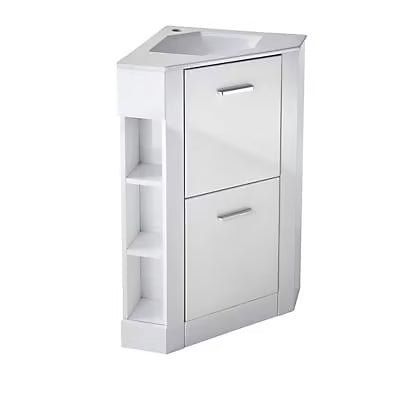 Plan vasque Acrylique Yaris Angle 46cm x 46cm - DURA