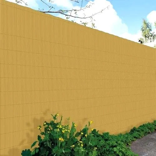 Brise vue - Brise vent - Canisse double face - Clôture jardin - 1x3m - Pvc - SQES