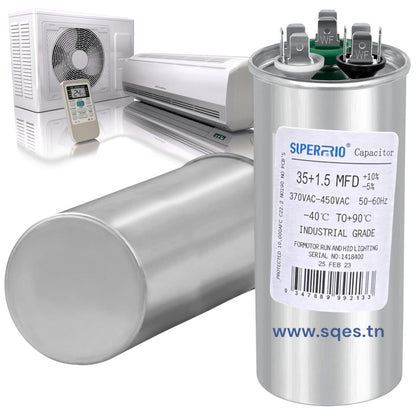 Condensateur Climatiseur - Capacité - 35 µF – 3 Bornes