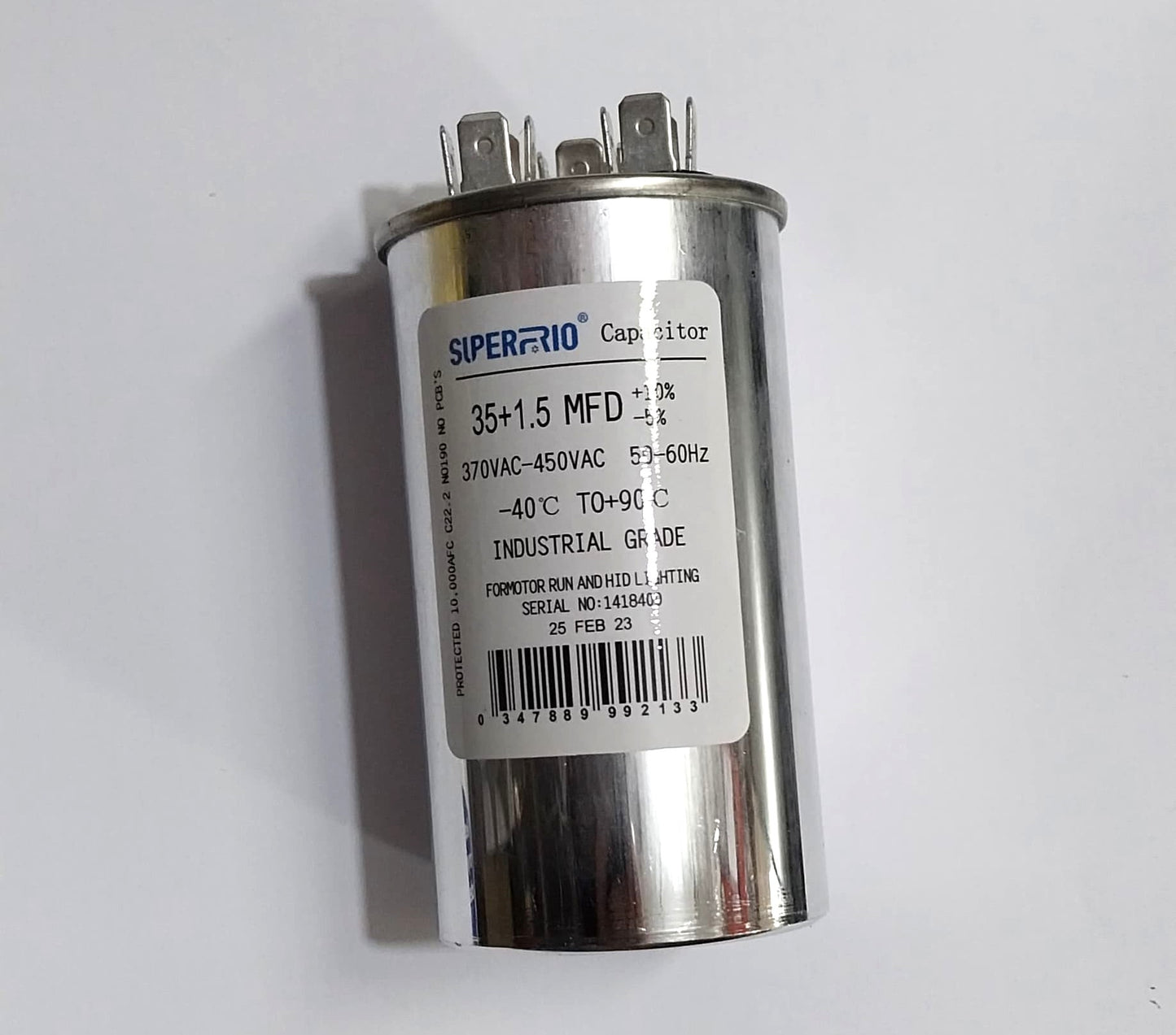 Condensateur Climatiseur - Capacité - 35 µF – 3 Bornes