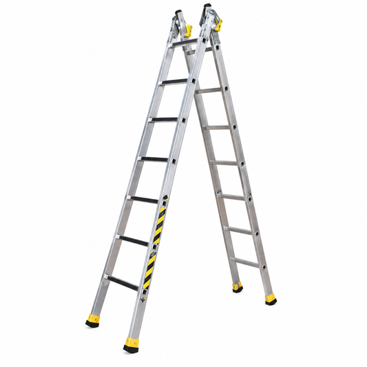 CENTAURE Échelle Double T2 810OUT2 810OUT3 810OUT4 810OUT5 810OUT25 – 2,50 à 4,15 m / 7,25 m – Travail en hauteur | SQES Tunisie
