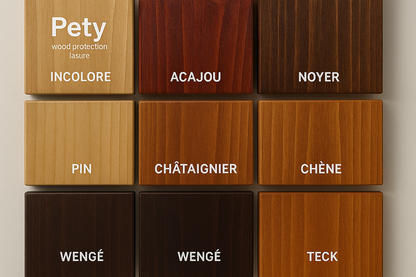 Échantillons 8 couleurs - Gamme complète Pety