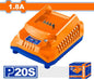 Chargeur Batterie Li-Ion 20V WADFOW WFCP518 — 1.8A Protection

