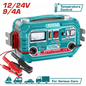 Chargeur de Batterie Auto 12/24V 9/4A Fonction Boost TOTAL TBC1801