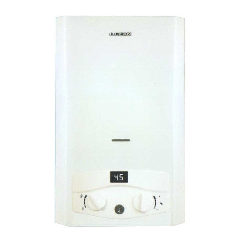 Chauffe Bain Gaz Naturel 11L Blanc - Ocean Shark