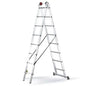 Échelle Transformable 2 Plans en Aluminium – 4M x 4M / 7.25M - SQES