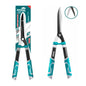Cisaille à haie TOTAL THT1516001 557mm (22") – acier carbone trempé thermiquement, revêtement téflon, coupe 6mm, poignée ergonomique, jardin
