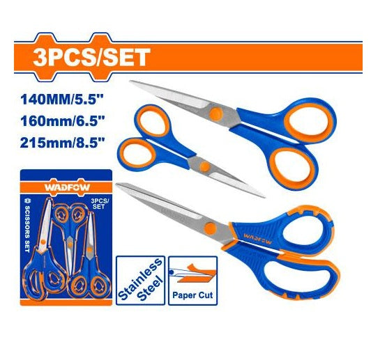 Jeu Ciseaux WADFOW – 3 Pièces - SQES
