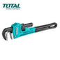 Clé à griffe TOTAL fonte ductile – revêtement noir poli anticorrosion, rivet solide, 6 tailles 10" à 36", plomberie et maintenance

