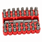 Coffret 33 embouts de vissage VALEX S33 1460688 avec porte-embout magnétique 1/4 pouce, profils fente, Phillips, Pozidriv, hexagonaux et Torx | SQES Tunisie
