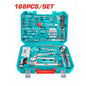 Coffret outils TOTAL THKTHP21686 168 pièces marteau pinces tournevis douilles embouts niveau – SQES Tunisie
