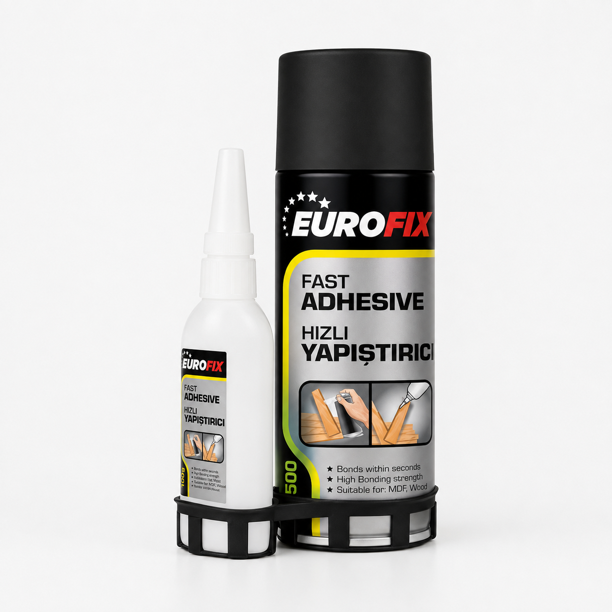 Colle MDF Kit 100 Universel EUROFIX Réf. 4248LA400 — Adhésif Assemblage MDF | SQES Tunisie
