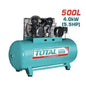 Compresseur d'Air TOTAL TC1555002E 500L 5.5CV 4kW 380V Triphasé 2 Cylindres Courroie 10 Bar — SQES Tunisie
