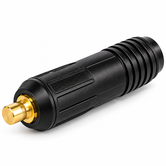 Connecteur mâle DS pour câble de soudure, versions 10–25 mm² et 35–50 mm², pour raccordement à une prise femelle compatible | SQES Tunisie
