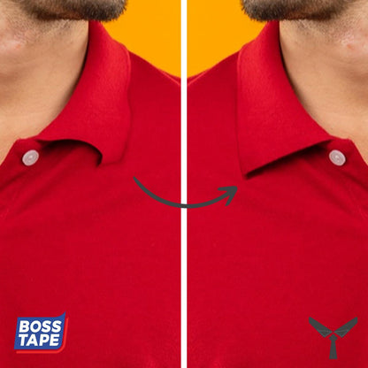 Correcteur de col Boss Tape – maintien parfait pour chemises et polos, prix abordable chez SQES Tunisie