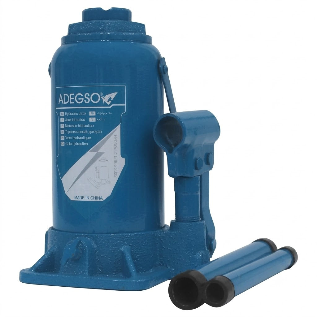 Cric bouteille hydraulique 2 tonnes ADEGSO AD-60051 — Cric hydraulique Réf. AD-60051 | SQES Tunisie
