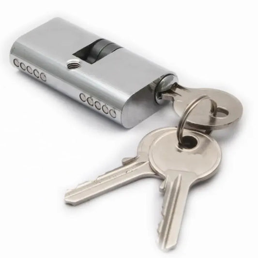 Cylindre Ovale en Laiton 6 cm – Canon porte aluminium - 3 Clés - SQES