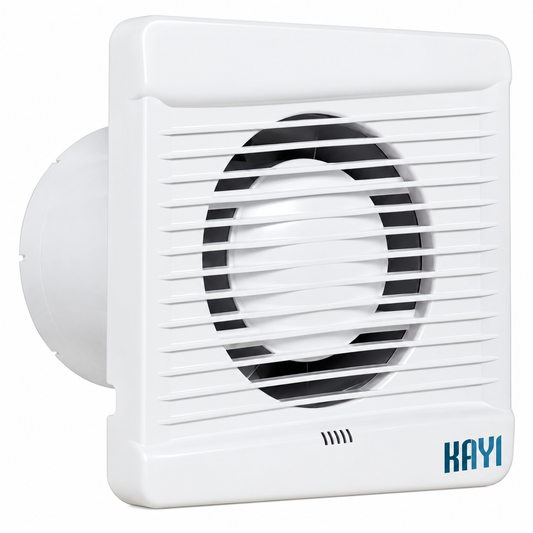 Ventilateur de salle de bain plastique ABS - Modèles 100/125/150mm - BAF